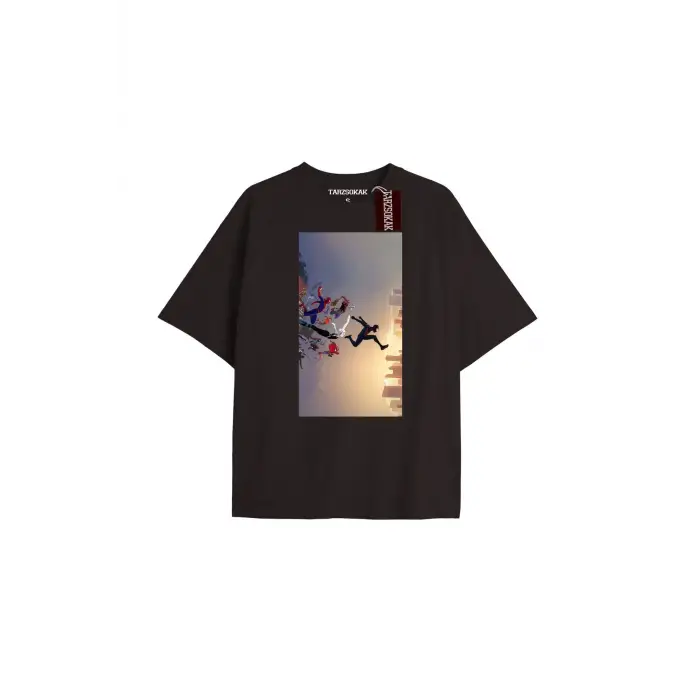Spider-Man Gazete baskı Model No Way Home Tshirt