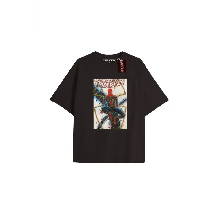 Spider-Man Gazete baskı Model No Way Home Tshirt