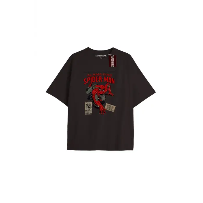 Spider-Man Gazete baskı Model No Way Home Tshirt
