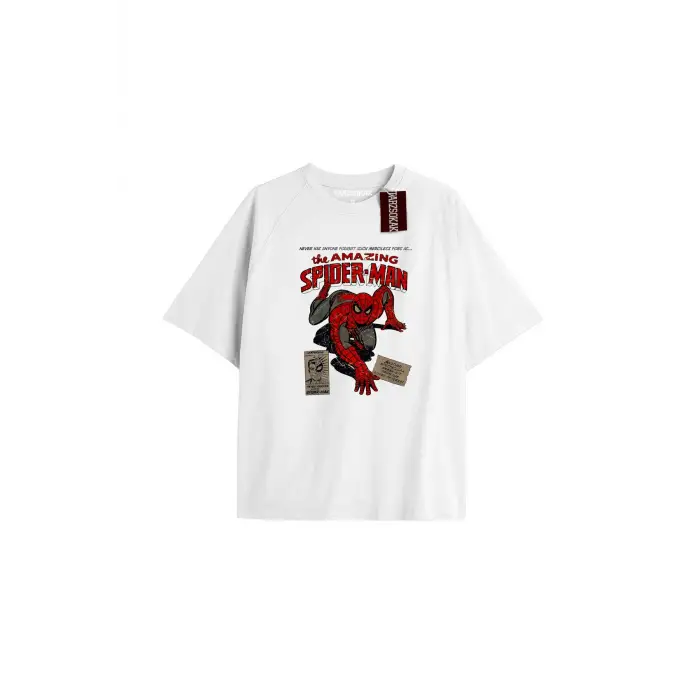 Spider-Man Gazete baskı Model No Way Home Tshirt