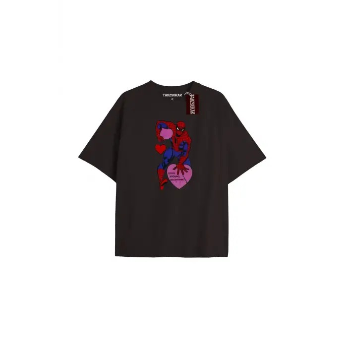 Spider-Man Gazete baskı Model No Way Home Tshirt