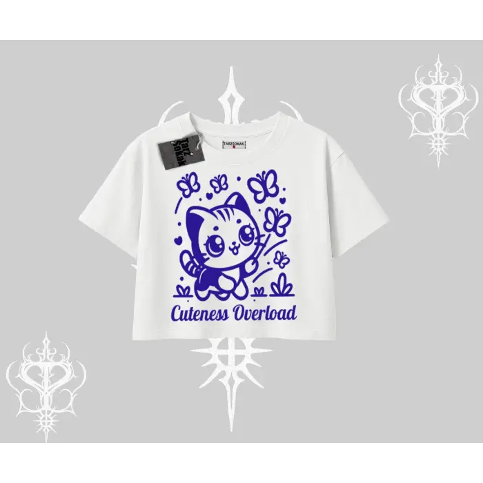 Stay Cool Kedi Baskılı Babby Tee Tshirt