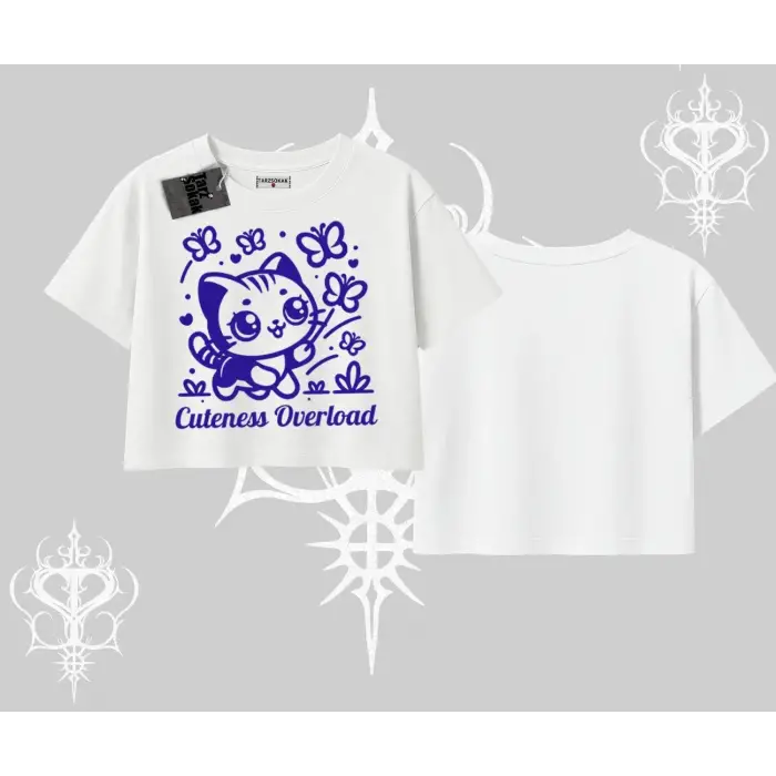 Stay Cool Kedi Baskılı Babby Tee Tshirt - Çocuk