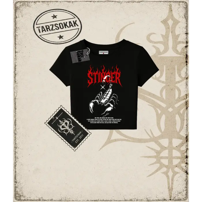 STINGER Kadın Baby Tee