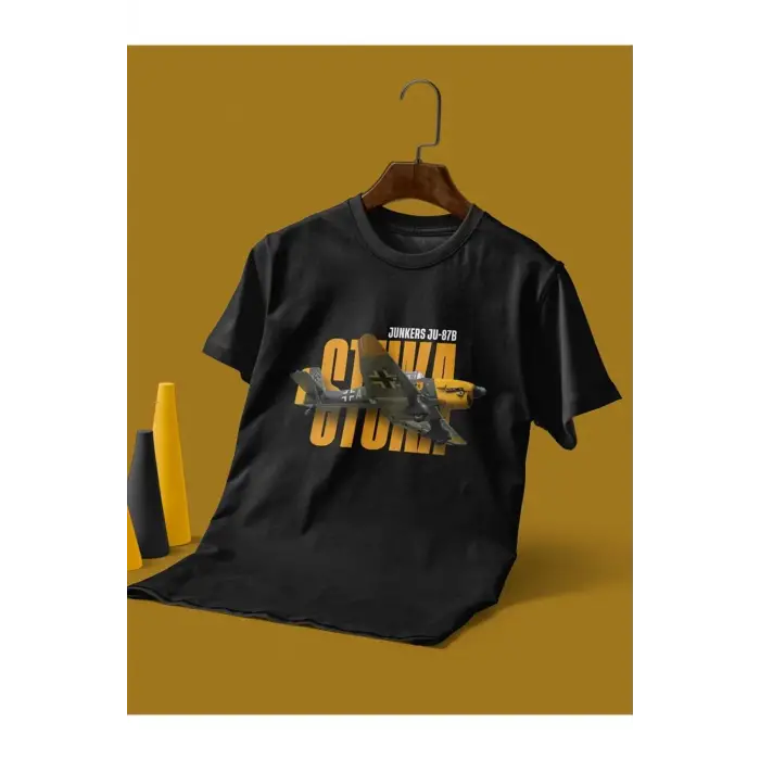 Stuka Siyah T-shirt