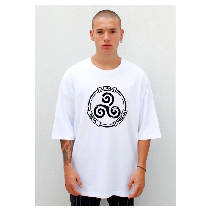 Teen Wolf Alpha Beta Omega Oversize Tişört