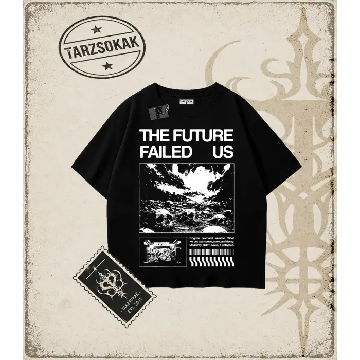 THE FUTURE Oversize Unisex Tişört
