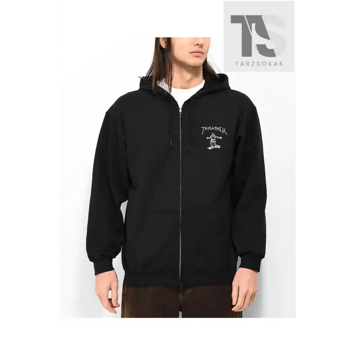 Trasher Skate Sweatshirt Fermuarlı Hırka