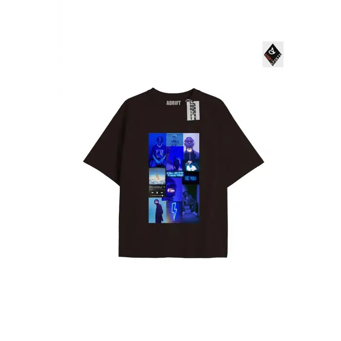 Travis Scott Siyah Oversize Unisex T-shirt