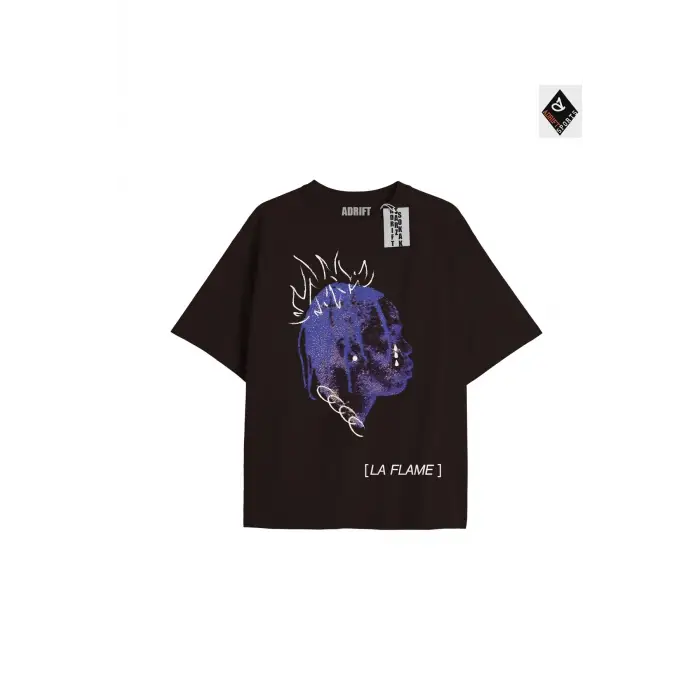 Travis Scott Siyah Oversize Unisex T-shirt