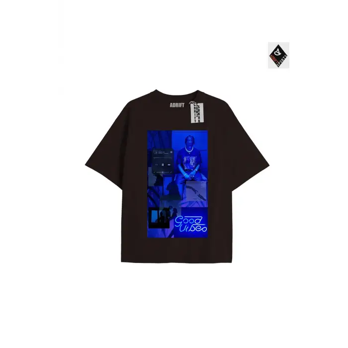 Travis Scott Siyah Oversize Unisex T-shirt
