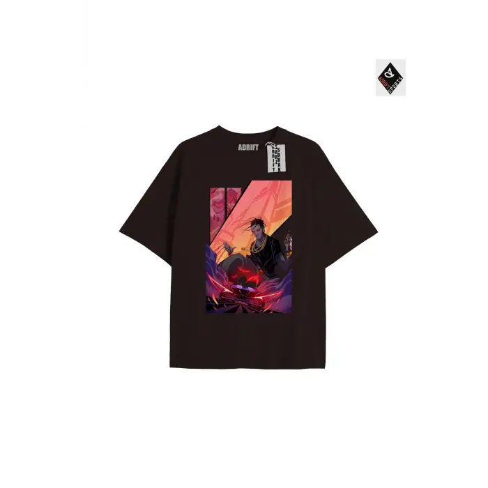 Travis Scott Siyah Oversize Unisex T-shirt