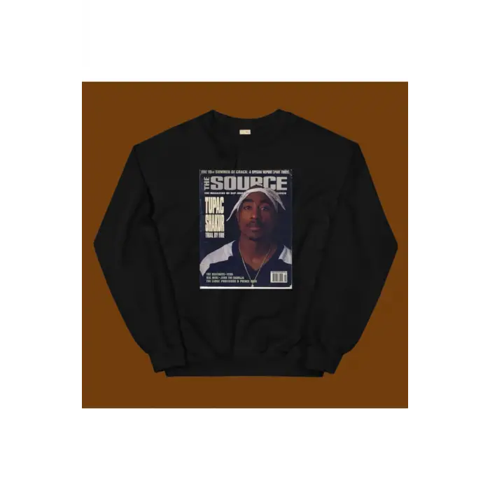 Tupac Sweatshirt Siyah