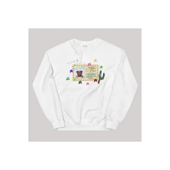 Tyler The Creator Sweatshirt Beyaz