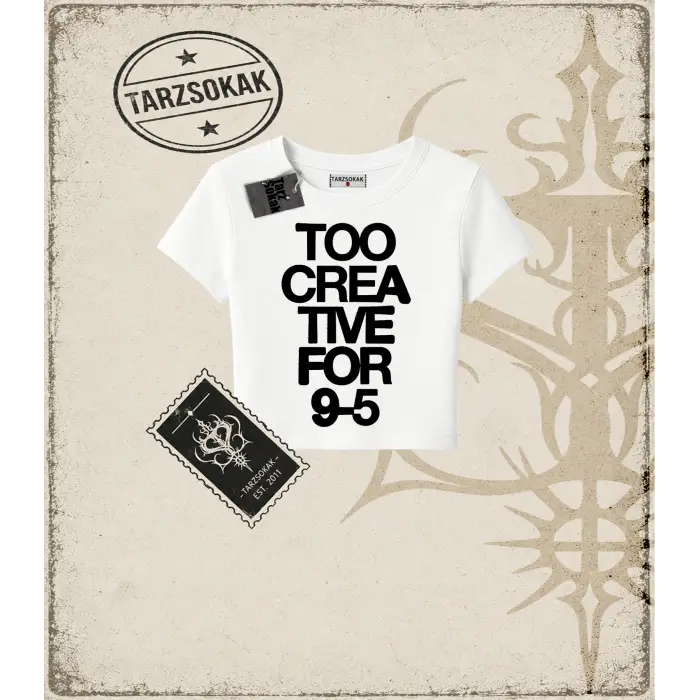 Typography   Kadın Baby Tee