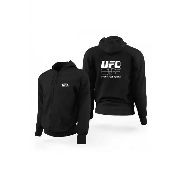 Ufc Fight For Yours Fermuarlı Kaps?onlu Sweathsirt 12925