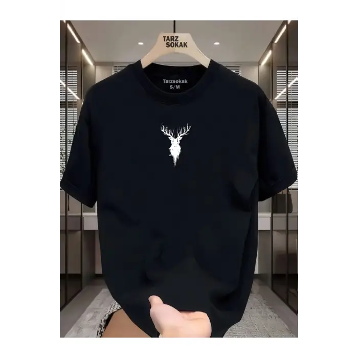 UNİSEX Ala Geyik T-shirt