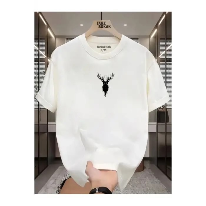 UNİSEX Ala Geyik T-shirt