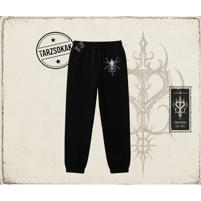 Unisex Alien Unisex Jogger Eşofman Altı Beyaz
