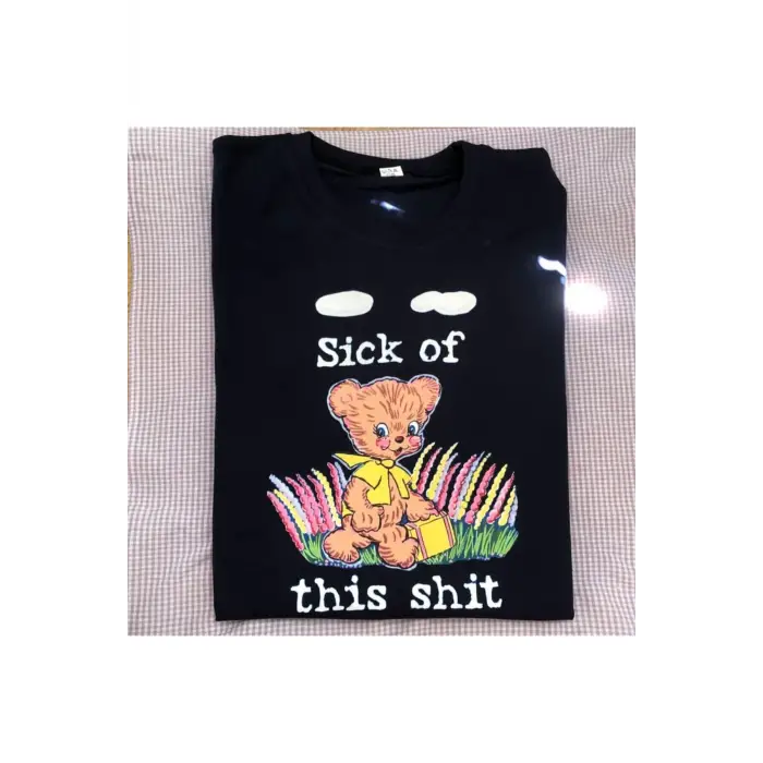 Unisex Baskılı Oversize Tshirt