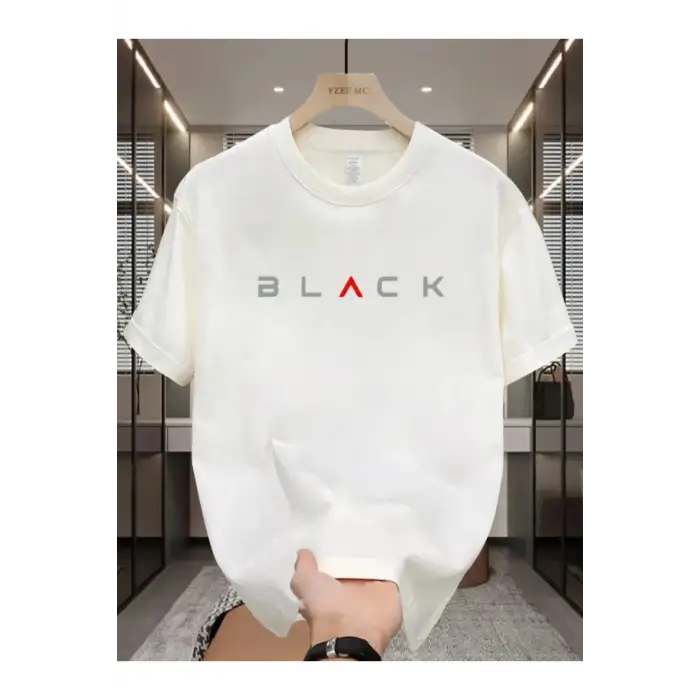 Unisex Black Baskılı Oversize