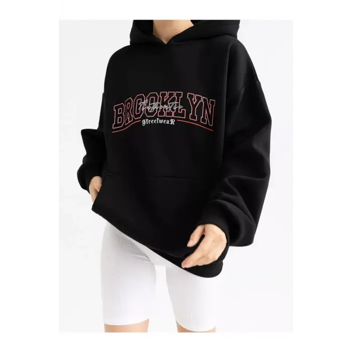 Unisex Brooklyn Sweatshirt Siyah