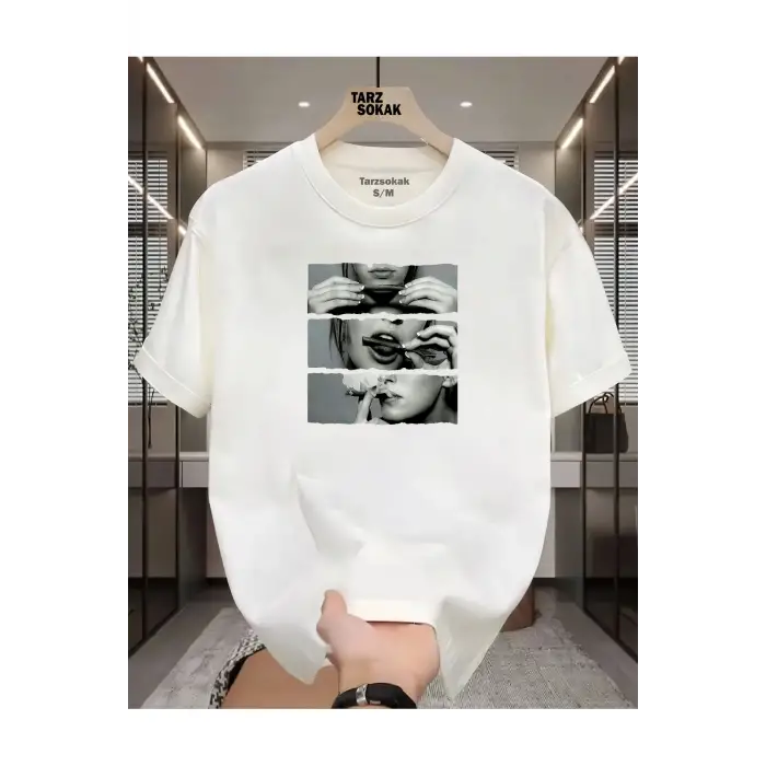 UNİSEX Carzy Lips T-shirt