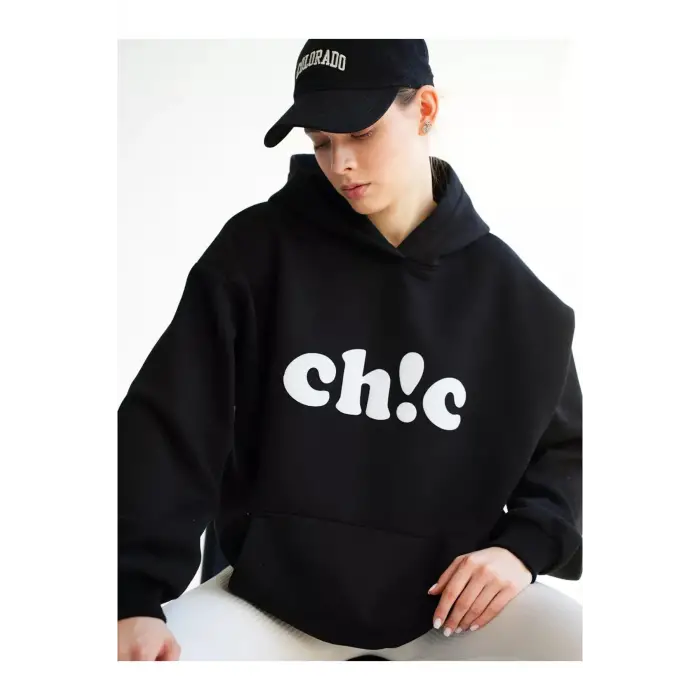 Unisex Ch!c Sweatshirt Siyah