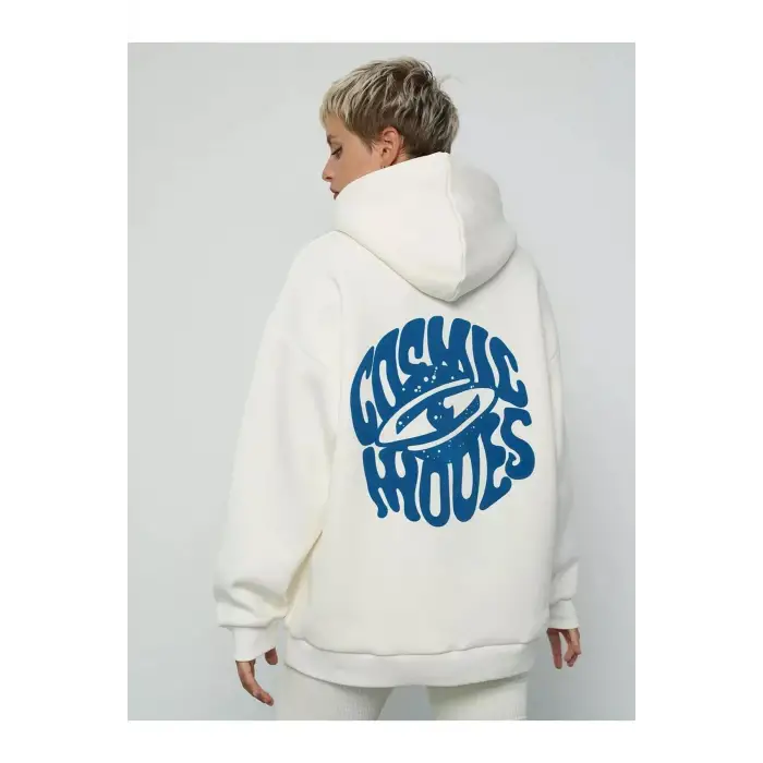 Unisex Cosmic Moves Sweatshirt Beyaz