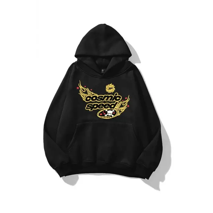 Unisex Cosmic Speed Sweatshirt Siyah