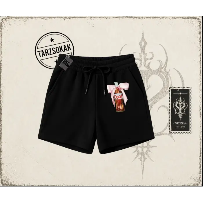 Unisex Diet Cool Unisex Şort Beyaz
