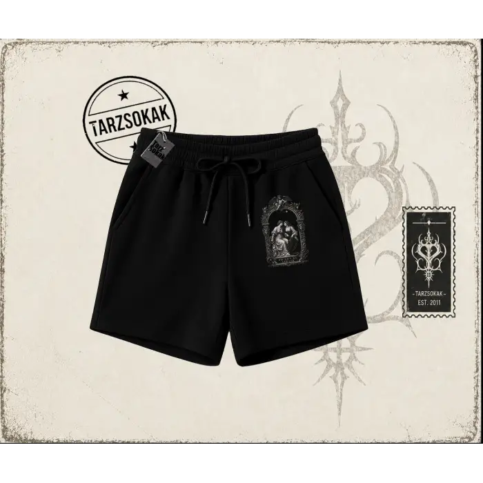 Unisex Do not be Afraid Unisex Şort Beyaz