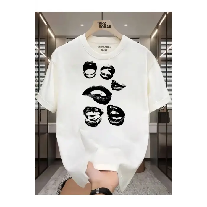 UNİSEX Dudak Lips T-shirt