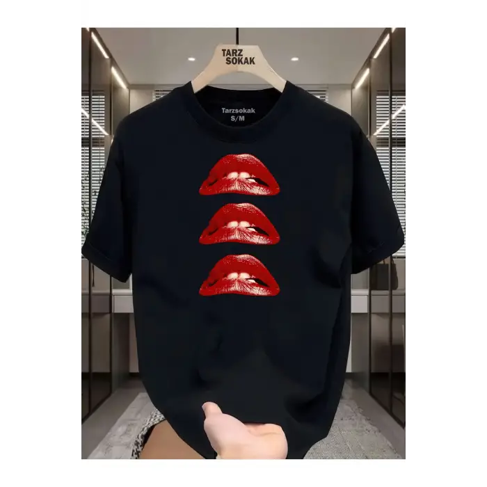 UNİSEX Dudak Lips T-shirt