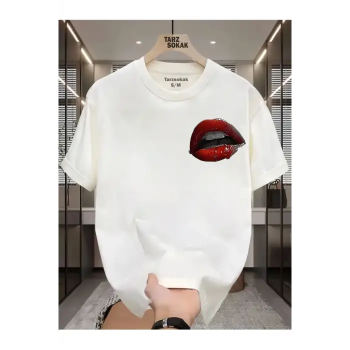 UNİSEX Dudak Lips T-shirt