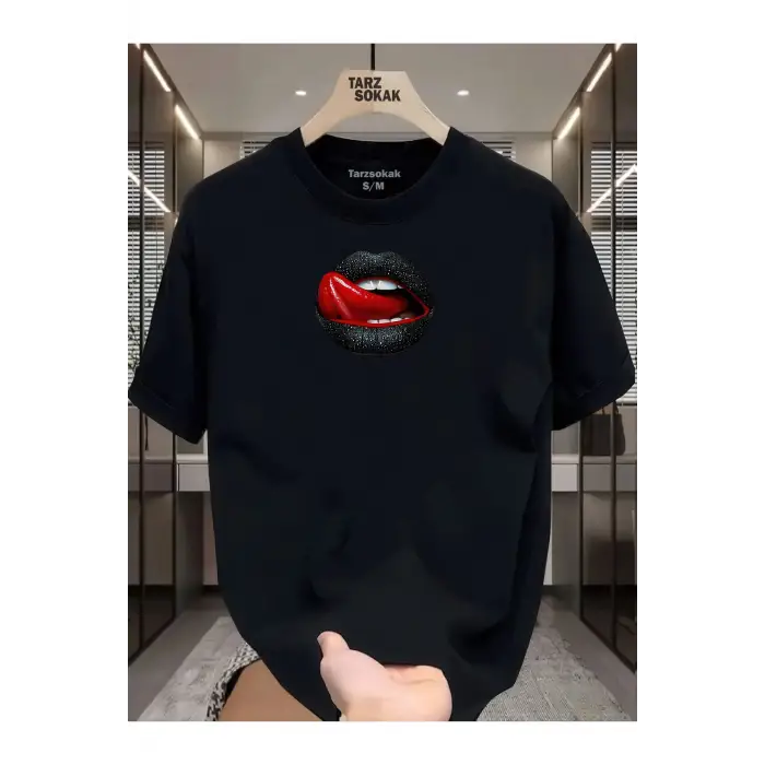 UNİSEX Dudak Lips T-shirt