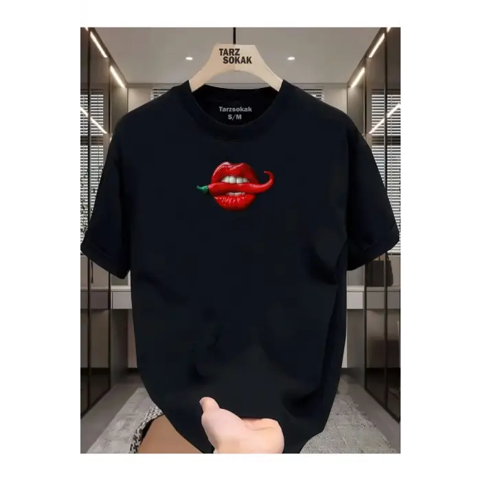 UNİSEX Dudak Lips T-shirt