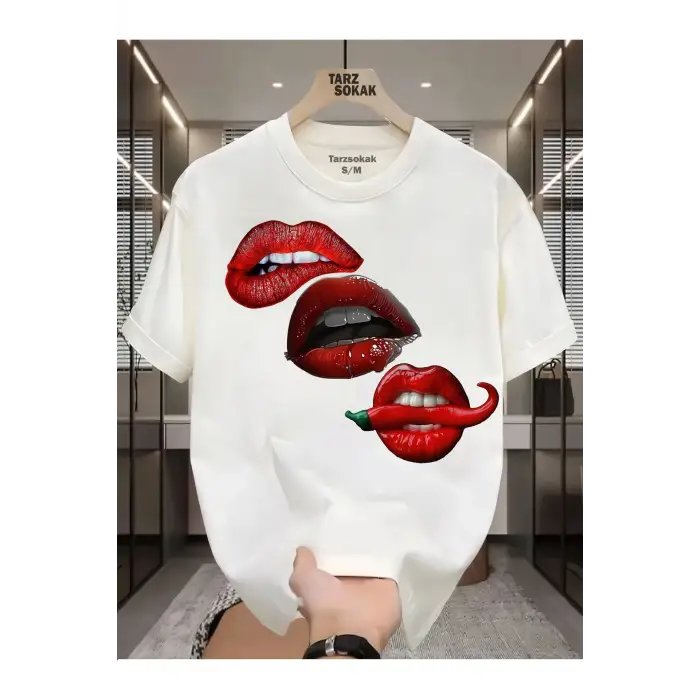 UNİSEX Dudak Lips T-shirt