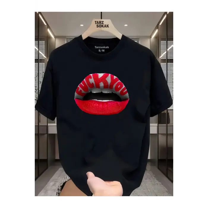 UNİSEX Dudak Lips T-shirt