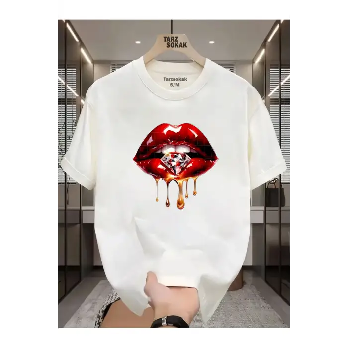 UNİSEX Dudak Lips T-shirt