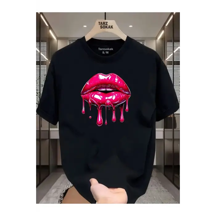 UNİSEX Dudak Lips T-shirt