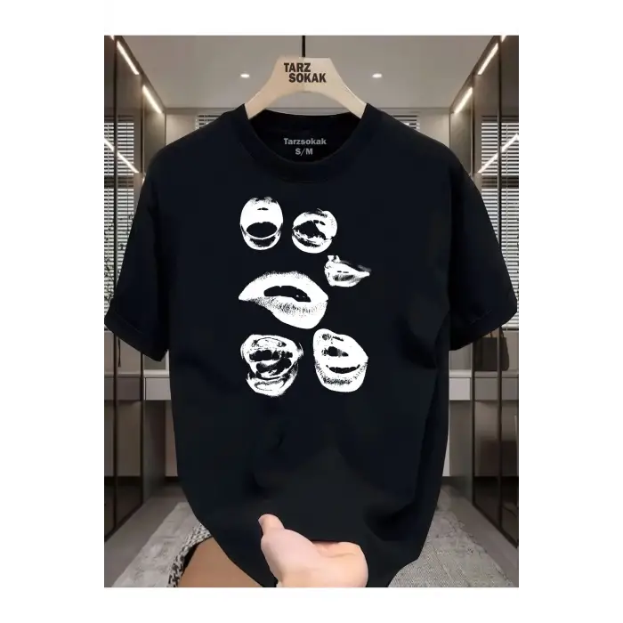 UNİSEX Dudak Lips T-shirt