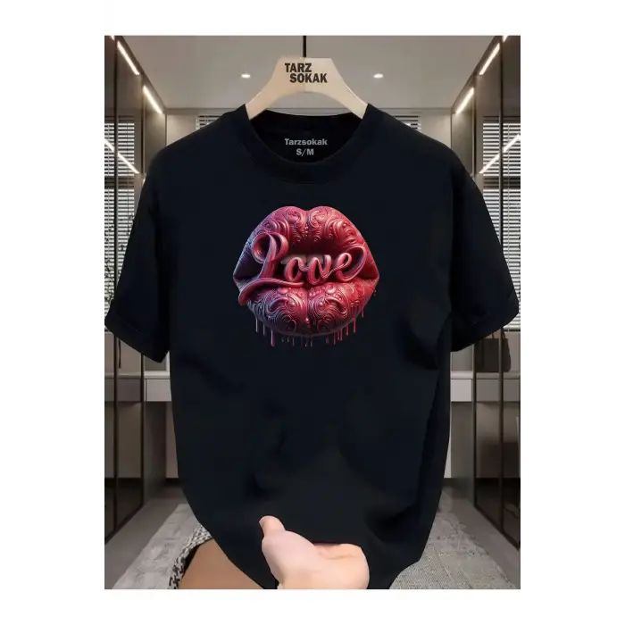UNİSEX Dudak Lips T-shirt