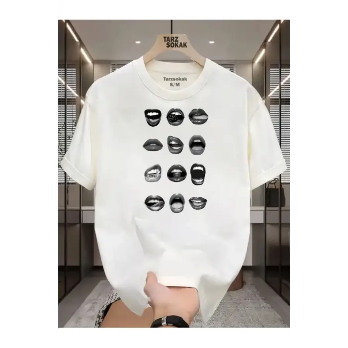 UNİSEX Dudak Lips T-shirt