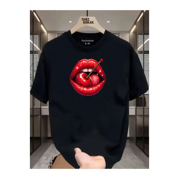 UNİSEX Dudak Lips T-shirt
