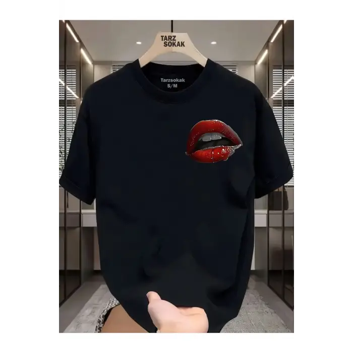 UNİSEX Dudak Lips T-shirt