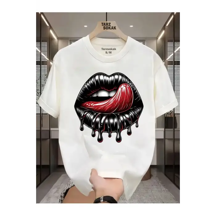 UNİSEX Dudak Lips T-shirt