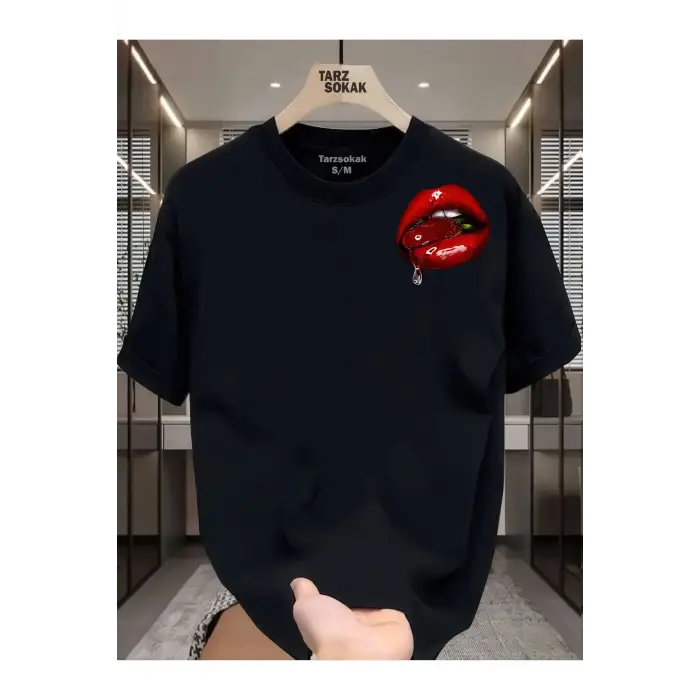 UNİSEX Dudak Lips T-shirt