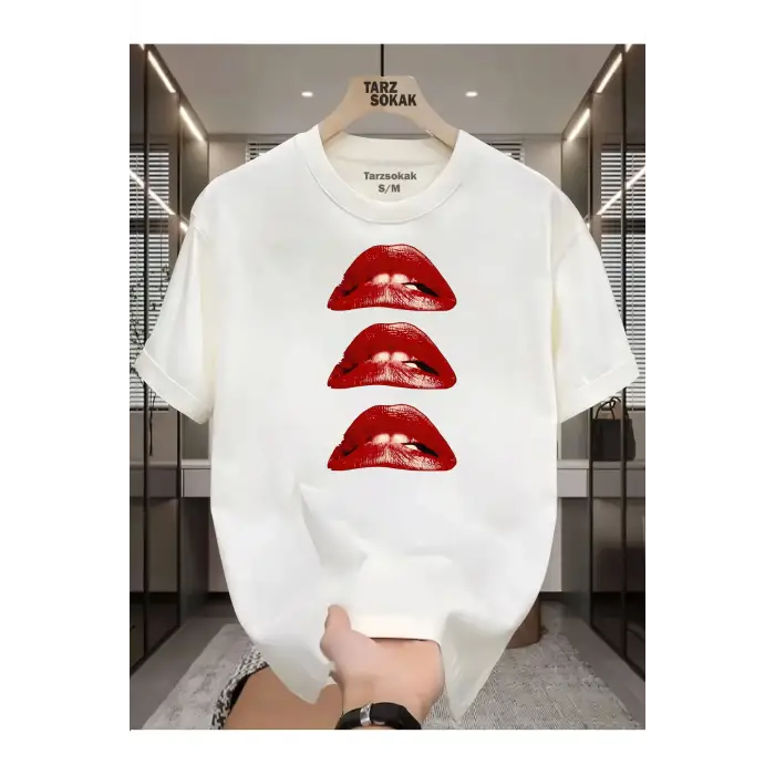 UNİSEX Dudak Lips T-shirt