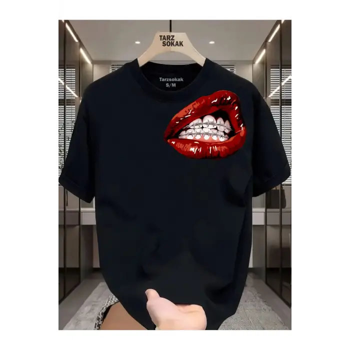 UNİSEX Dudak Lips T-shirt
